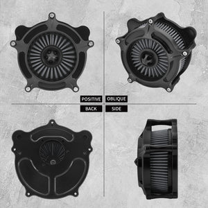 Kit de filtre à air gris CNC complet pour Harley-Davidson Sportster, Touring, Dyna, Softail – photo 3/10