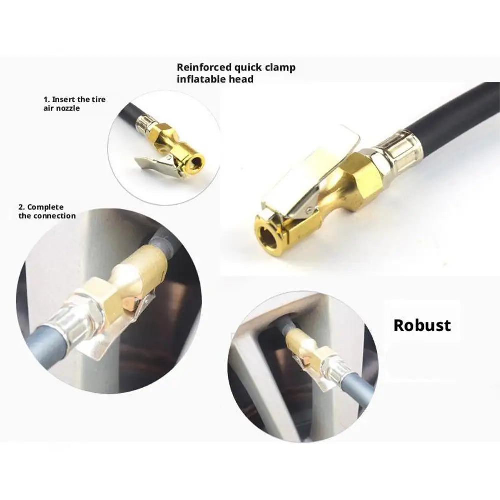 Manomètre Numérique de Pression 3-250 PSI avec Raccord Rapide et Écran LCD Rétroéclairé – photo 3/7