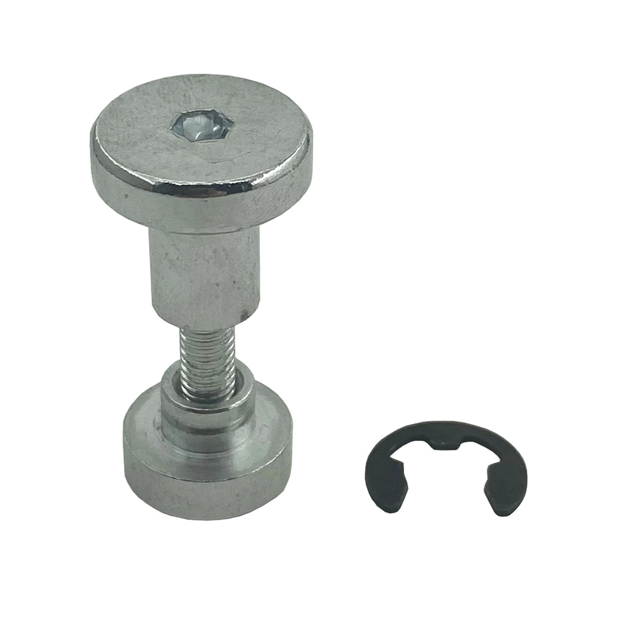 Boulon de fixation de selle argenté pour moto Harley - vue 4