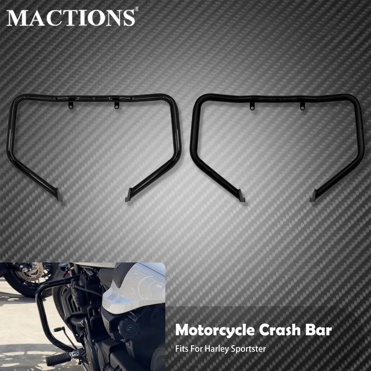 Barre de Protection Moteur Avant (Crash Bar) - Harley-Davidson Sportster S RH1250S 2021-2022 – photo 1/7