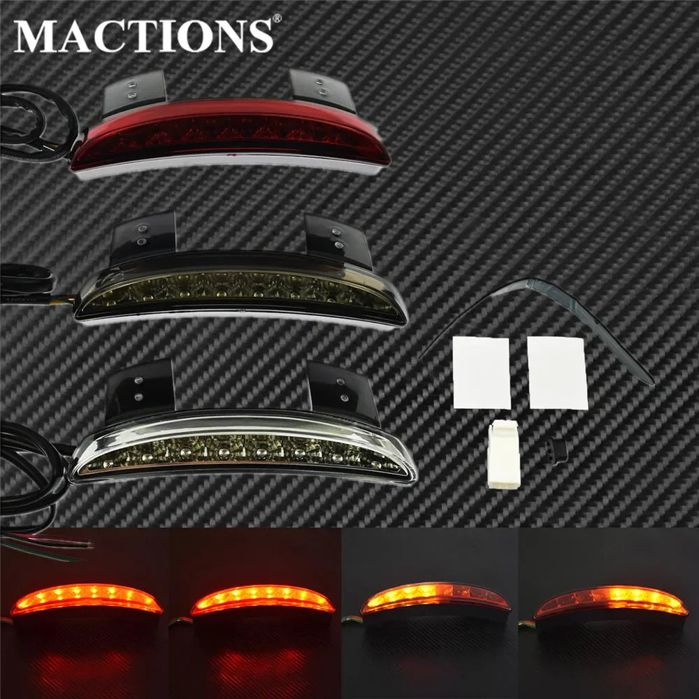 Feu arrière LED de garde-boue pour Harley Sportster - vue 1