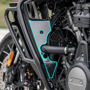 Autocollant effet carbone pour carrosserie de Harley Pan America - vue 11
