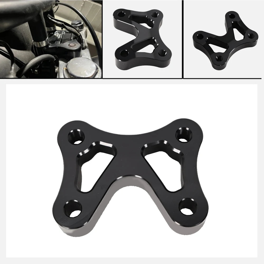 Plaque de recul de risers pour Harley Touring - vue 1