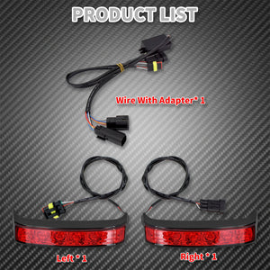 Feu arrière LED de sacoche, clignotant, veilleuse et stop, pour Harley Touring 2014-2024 - vue 5