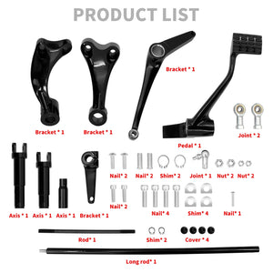 Kit de commandes avancées sans repose-pieds pour Harley Sportster 883/1200 2004 et plus – photo 5/8