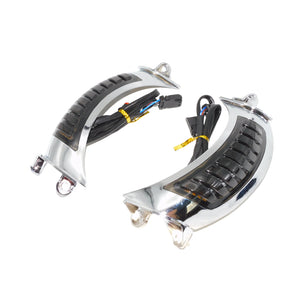 Clignotant LED latéral ambre et blanc sur une Harley-Davidson Road Glide - vue 4