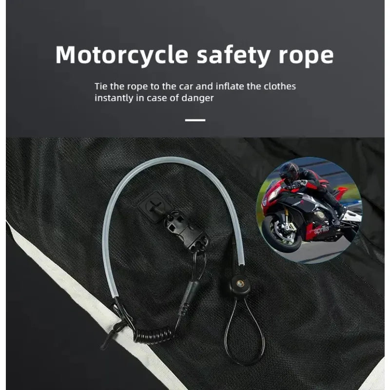 Blouson moto en mesh respirant noir - vue de face - vue 4