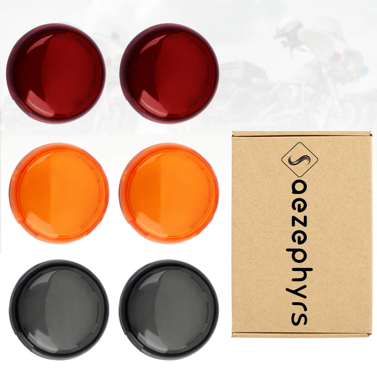 Lentille de clignotant bullet pour Harley Touring - vue 10