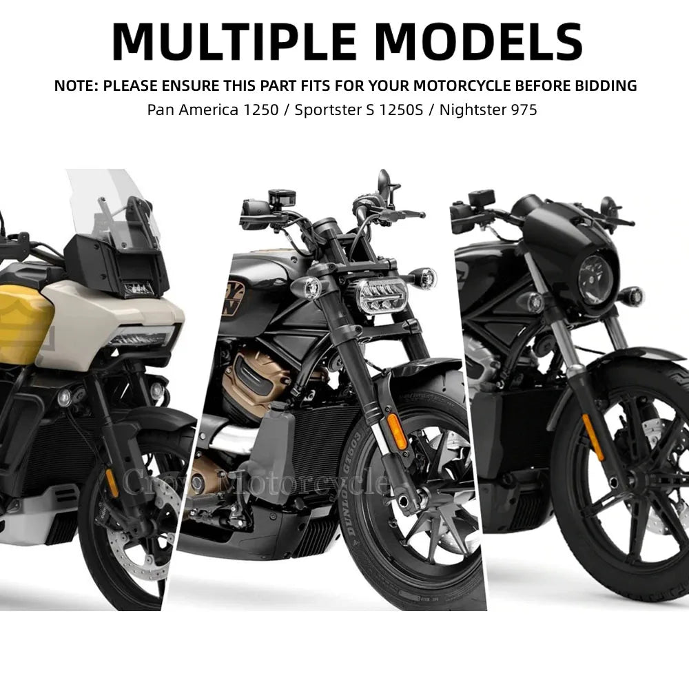 Clignotant avant LED fumé monté sur une Harley-Davidson Nightster - vue 2