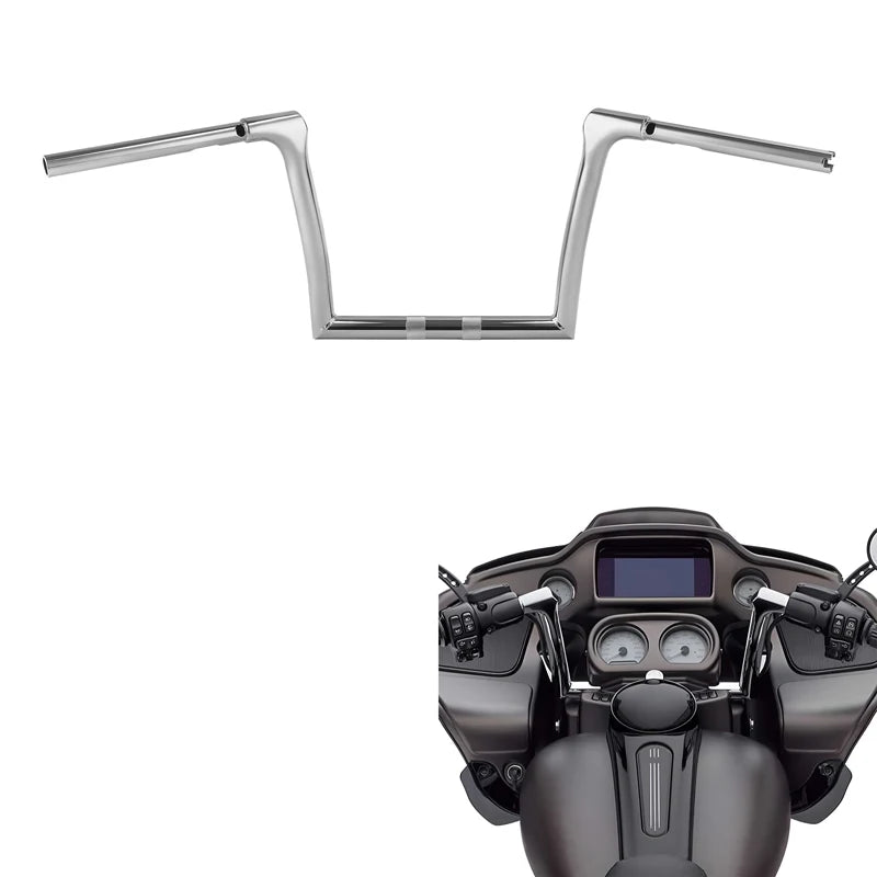 Guidon ape hanger 10 pouces pour Harley Road Glide 2015-2023 - vue 4