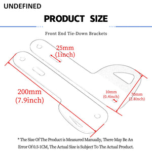 Supports d'arrimage avant inox pour Harley Touring - vue 6