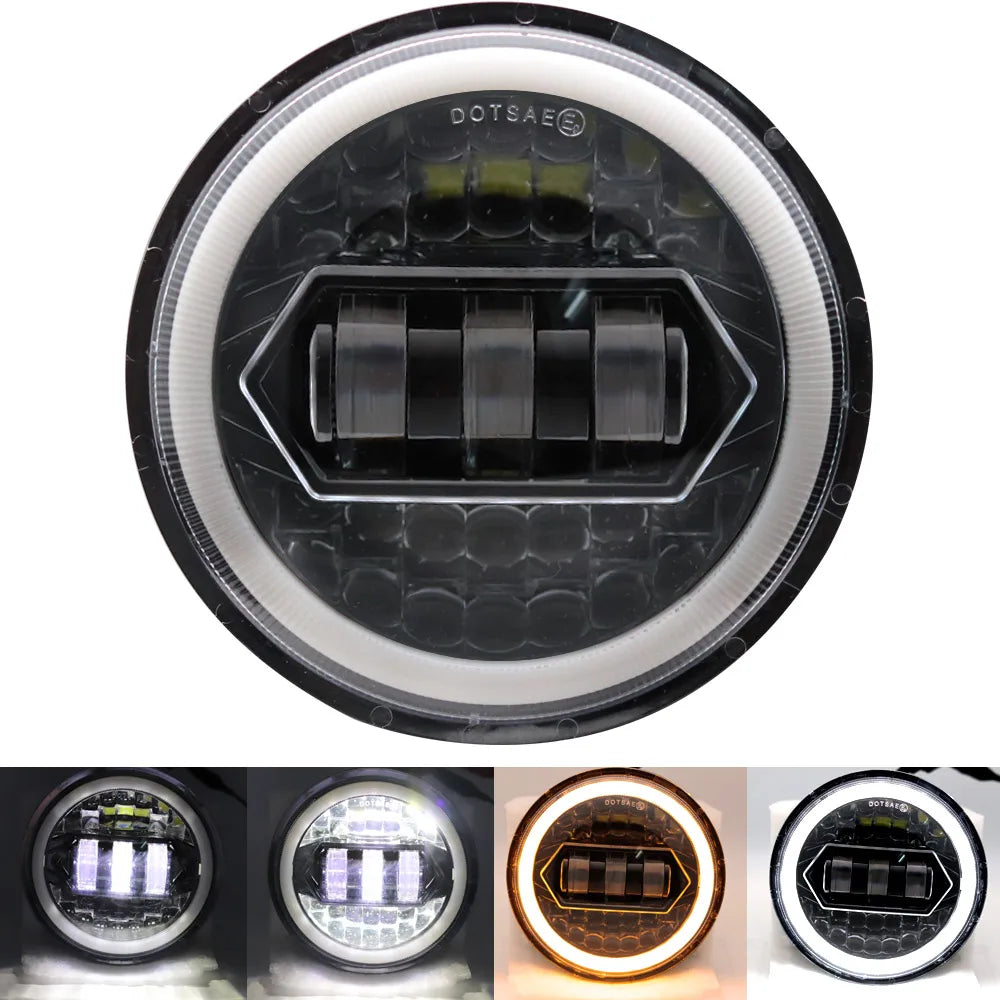 Phare LED 5,75 pouces pour Harley Sportster Dyna - vue 7