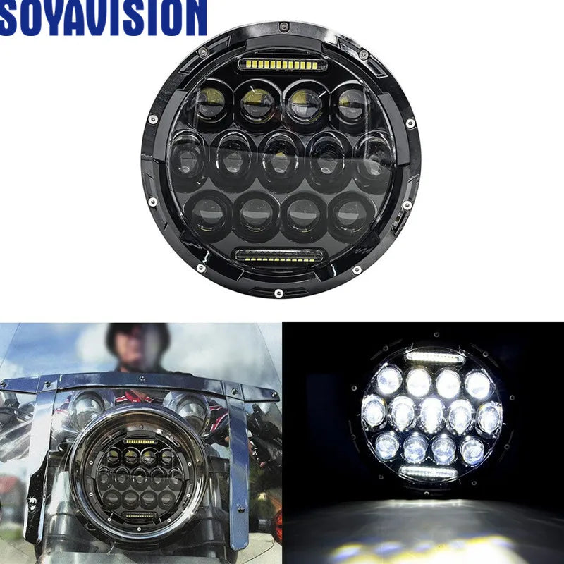 Phare LED 7 pouces pour Harley Touring - vue 1