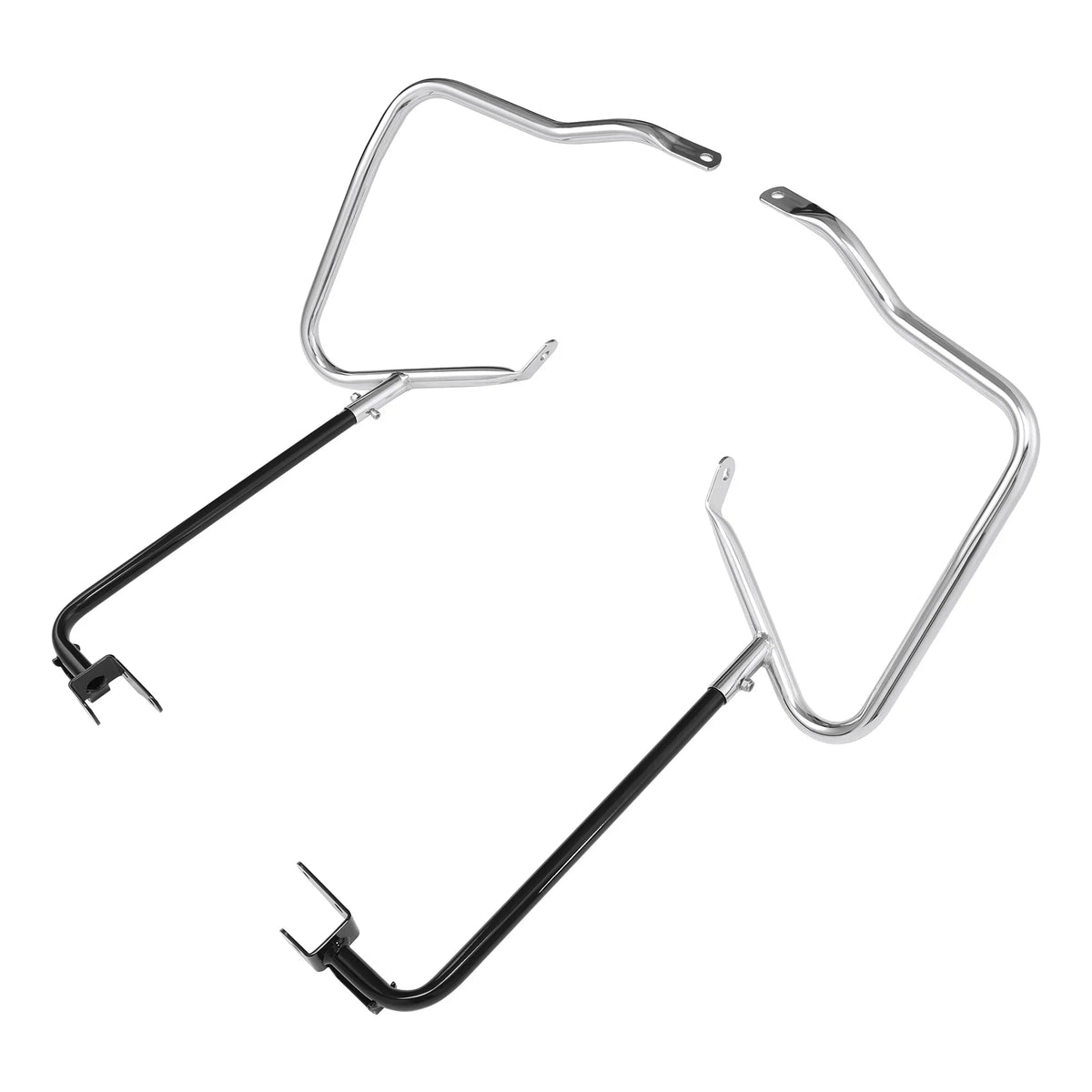 Barre de protection noire à l'avant des sacoches d'une Harley-Davidson CVO Road Glide - vue 7