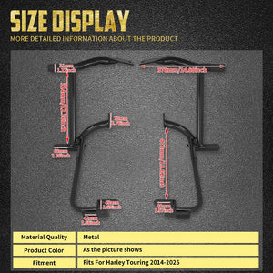 Support de protection arrière sur sacoche Harley Touring - vue 6