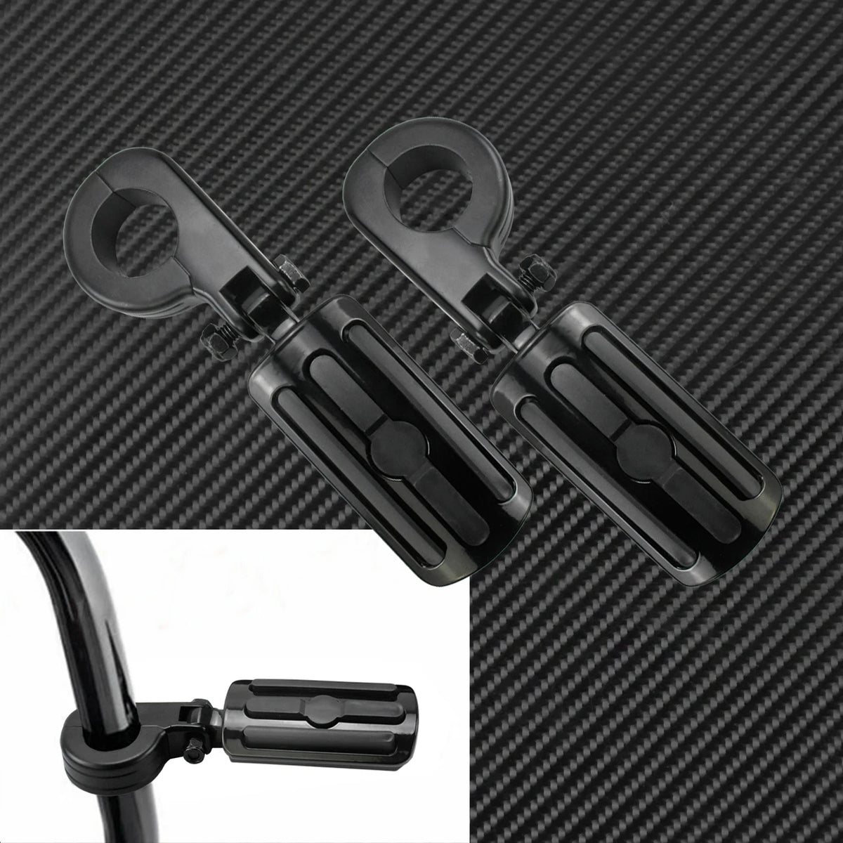 Repose-Pieds Highway 32mm pour Barre de Garde - Harley-Davidson Touring, Sportster, Softail – photo 12/12