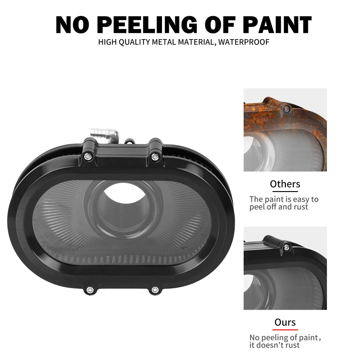 Filtre à air moteur en aluminium pour Harley-Davidson - vue 2