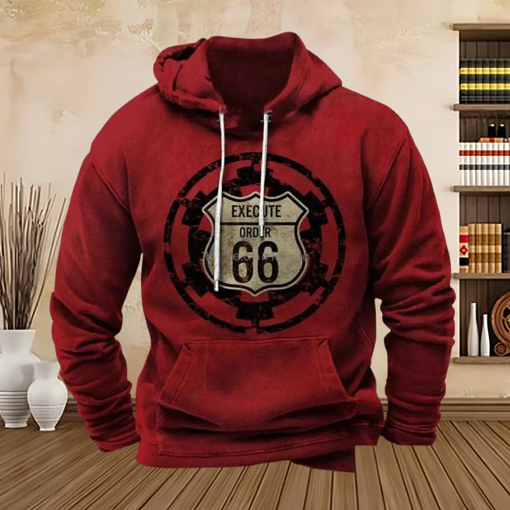 Sweat à capuche homme Route 66 - vue 6