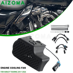 Ventilateur de refroidissement pour Harley-Davidson Touring Road King Road Glide Street Glide Electra Glide FLHX FLHXU FLHTK 17-26 – photo 1/7