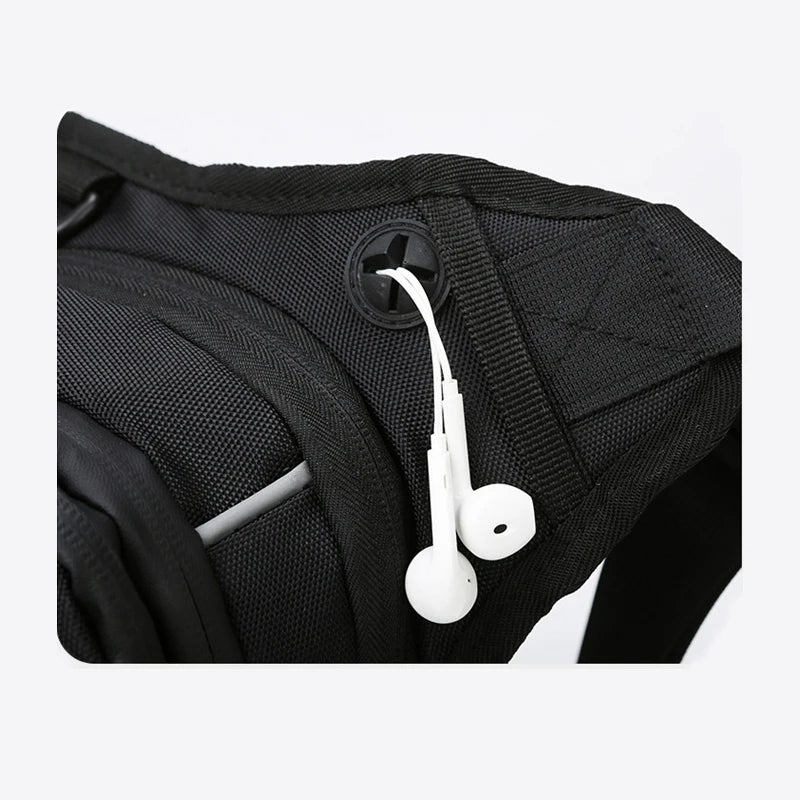 Sac banane moto multifonction - vue de face - vue 3