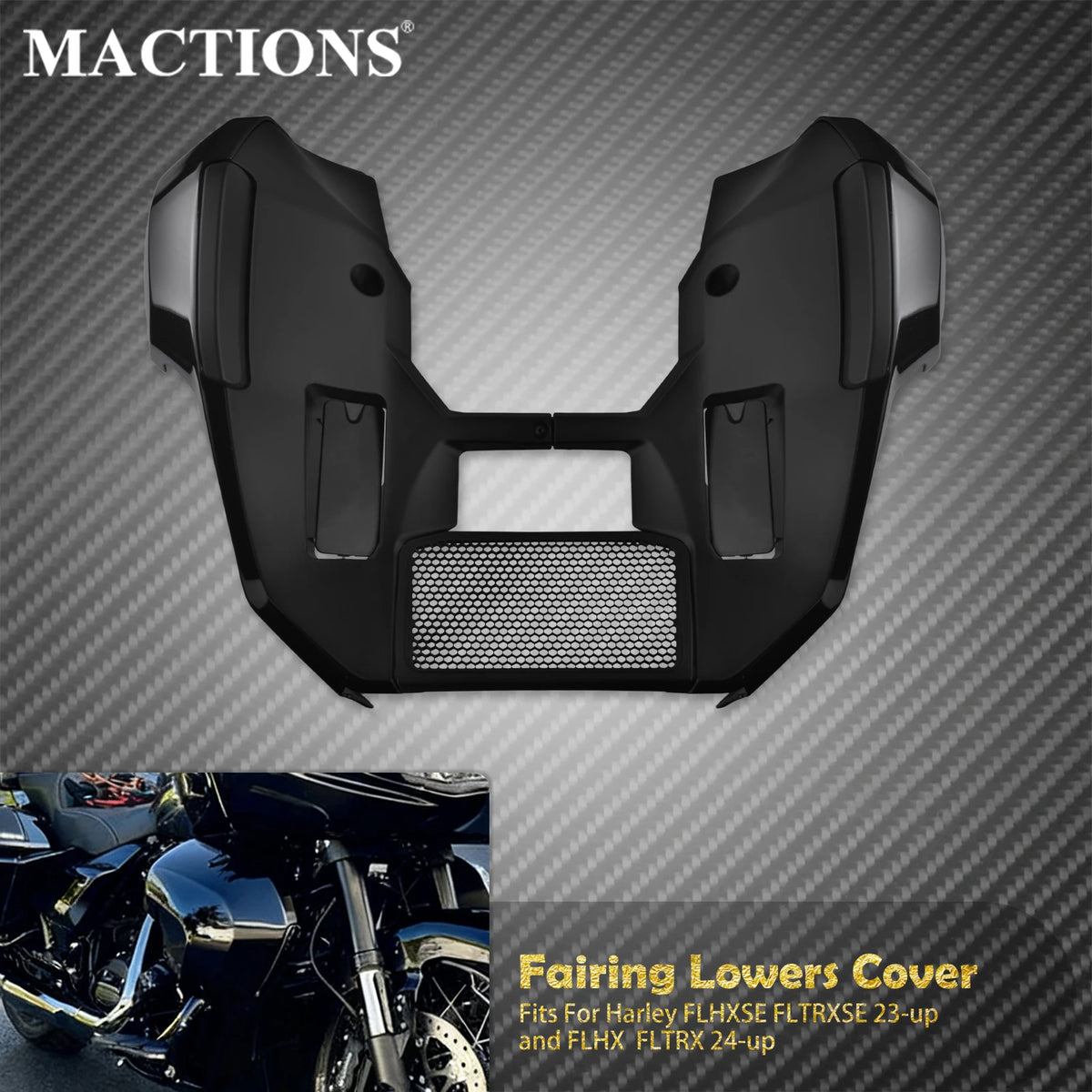 Bas de Carénage Extension (Fairing Lowers) - Harley-Davidson Touring CVO 2023-Up & Street/Road Glide 2024-Up – photo 1/7