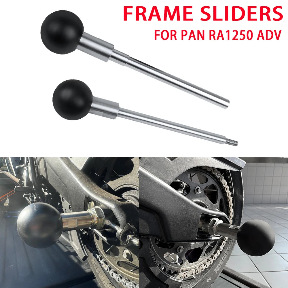 Tampons de protection d'axe arrière pour Harley Pan America - vue 1