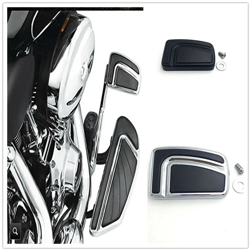 Grand cache de pédale de frein Airflow en aluminium pour Harley-Davidson Softail (1986 et +) et Dyna Switchback FLD – photo 3/6