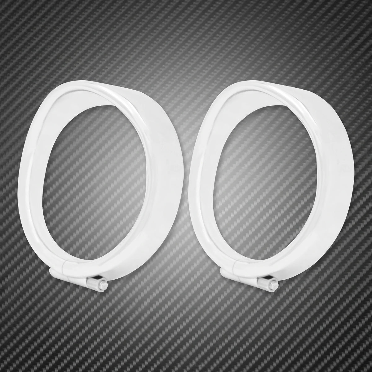 Anneaux de Finition Type Visière pour Clignotants Plats (2 pièces) - Harley-Davidson Touring, Softail FL, Road King – photo 2/8