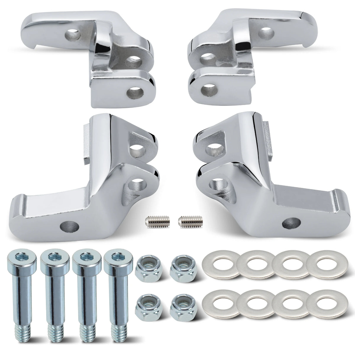 Supports de déport des marchepieds conducteur pour Harley-Davidson Touring 1997-2016 – photo 1/7