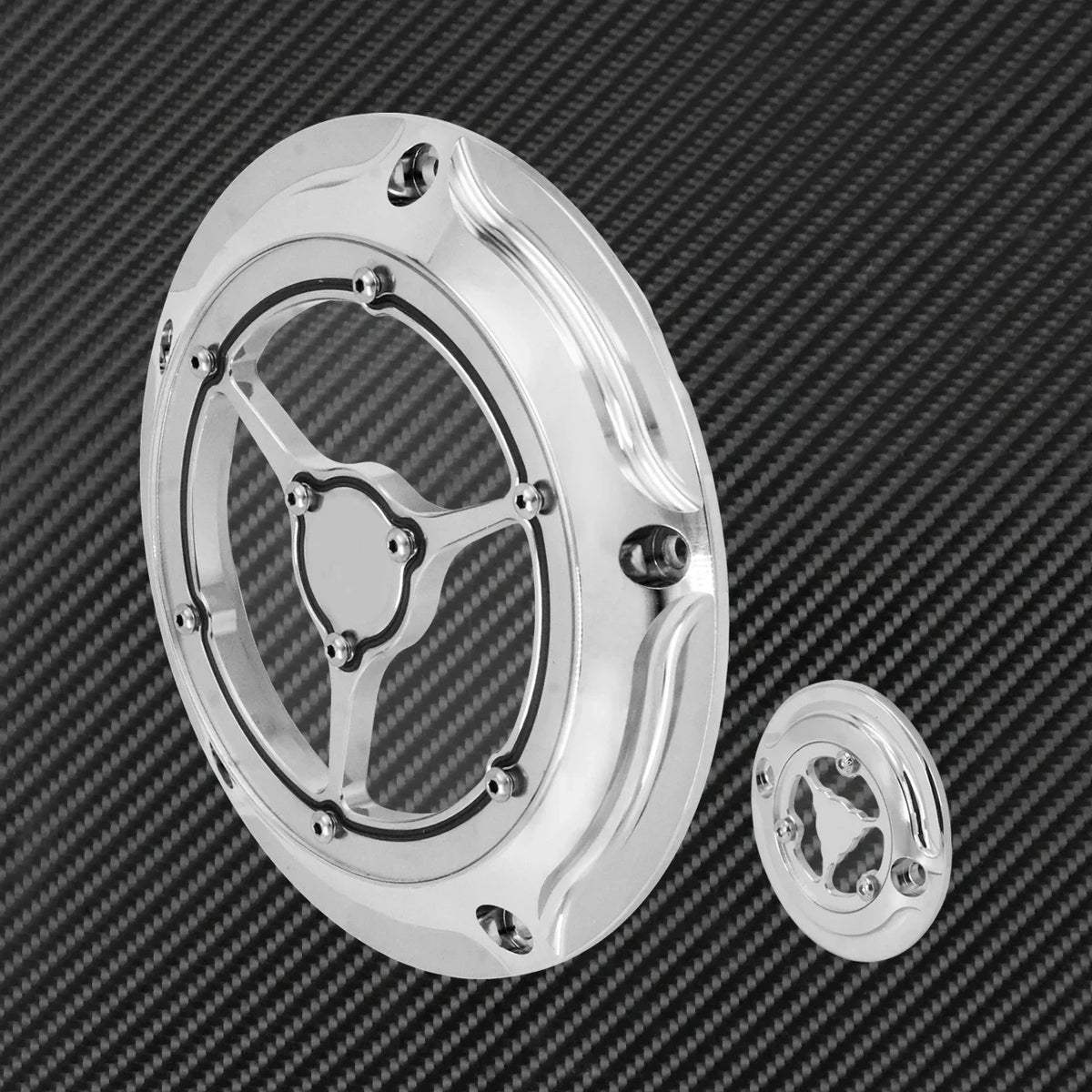 Cache carter d'embrayage et de distribution (derby/timer cover) - Harley-Davidson Touring 2016 et plus – photo 6/9