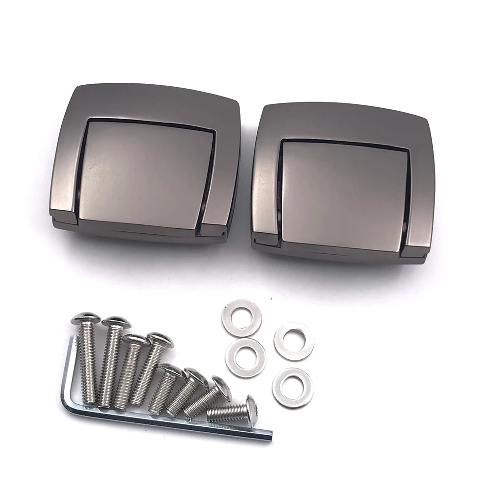 Serrures de Top Case Chromées pour Harley Touring 1980-2013 – photo 4/6