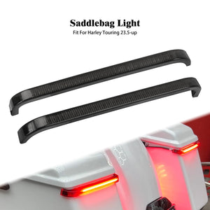 Feux LED de Sacoches à Défilement avec Clignotant Dynamique et Stop - Harley-Davidson Touring 2023.5 et plus récent – photo 7/8