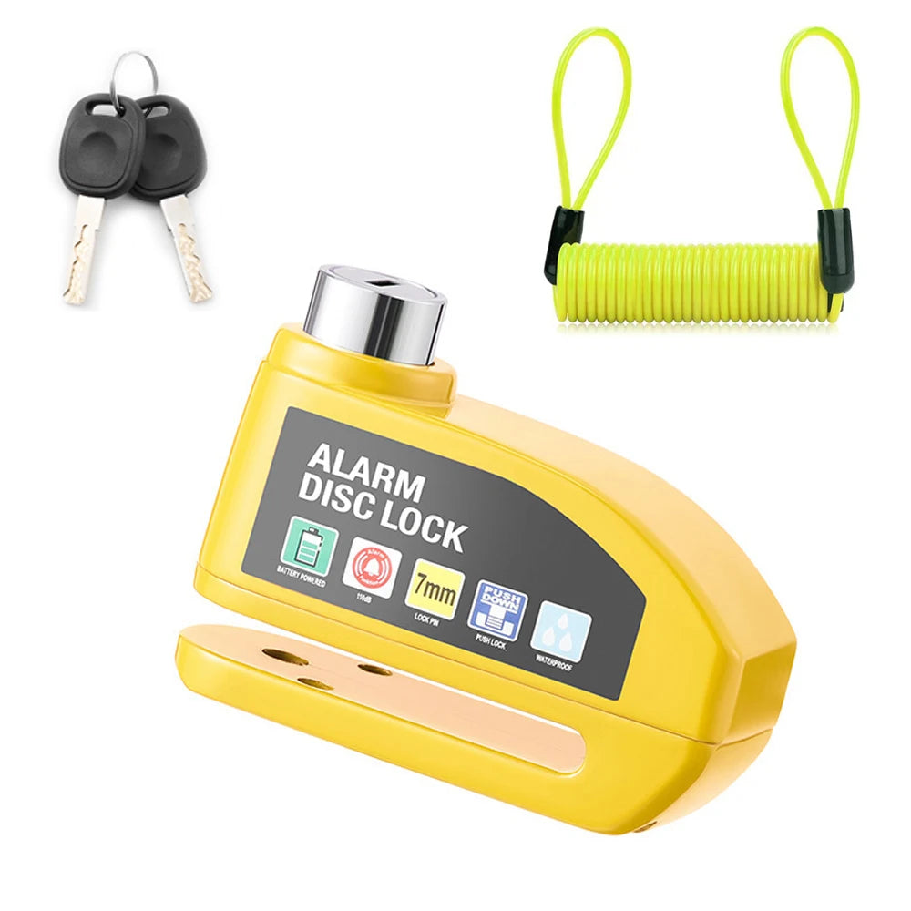 Bloque-disque moto avec alarme 110 dB - antivol frein étanche - vue 7