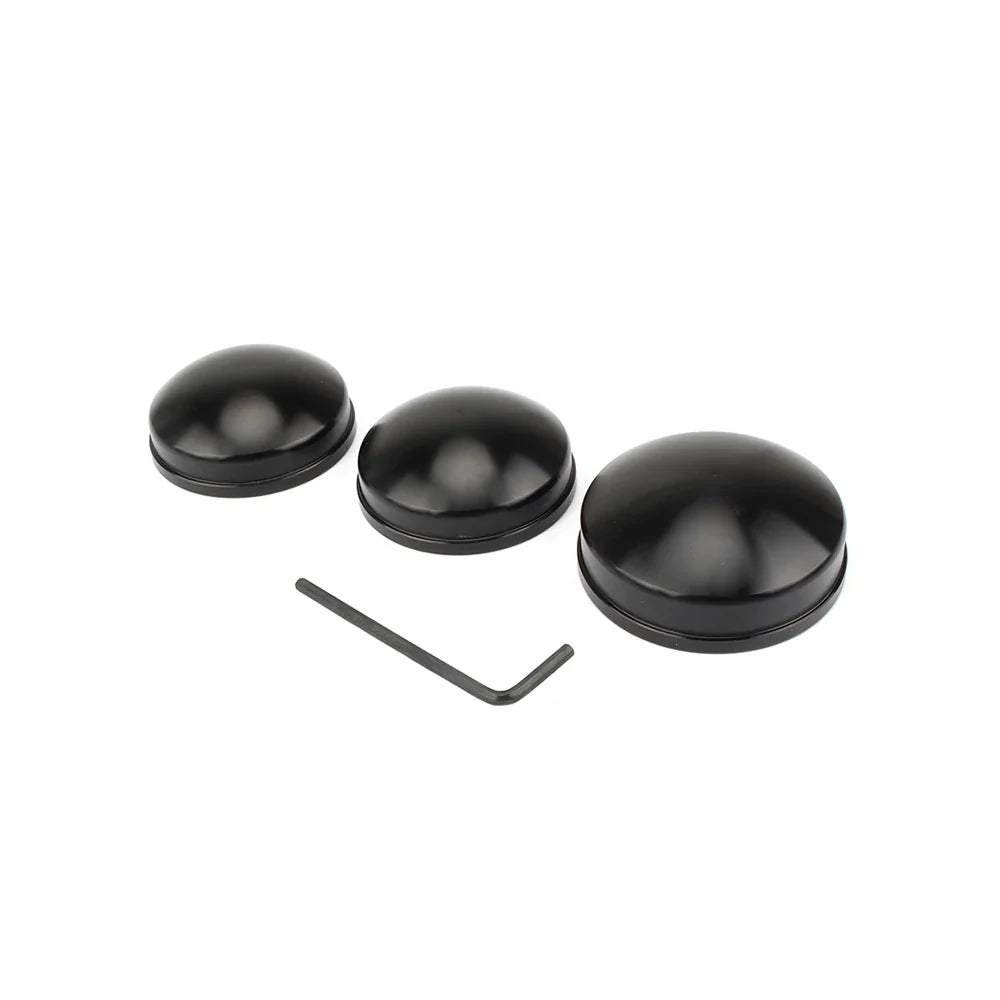 Cache de té de fourche chromé pour moto Harley - vue 8