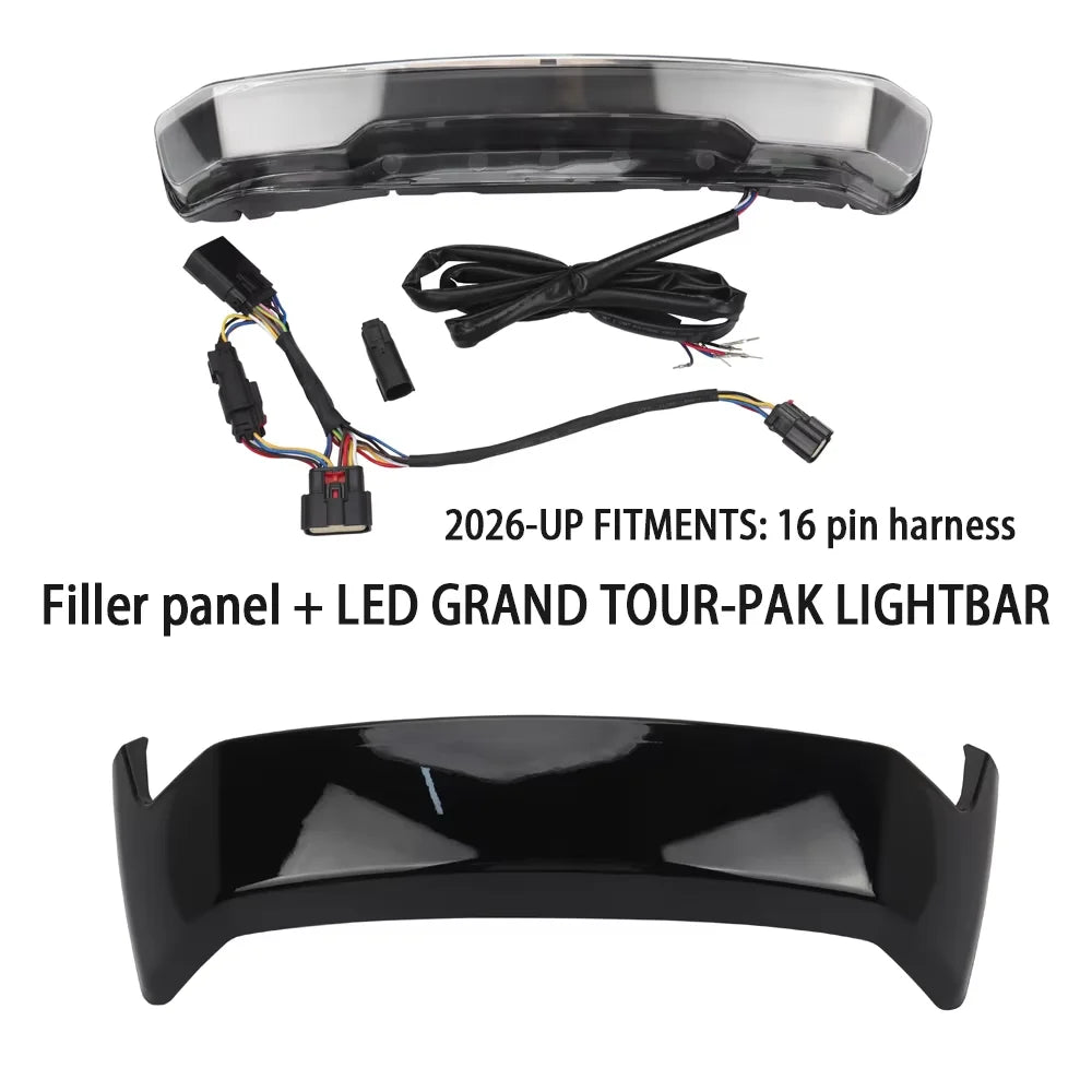 Feu arrière LED de Tour-Pak pour Harley Street Glide Road Glide - vue 10