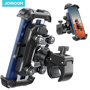 Support téléphone moto anti-vibration Joyroom – fixation guidon sécurisée - vue 1