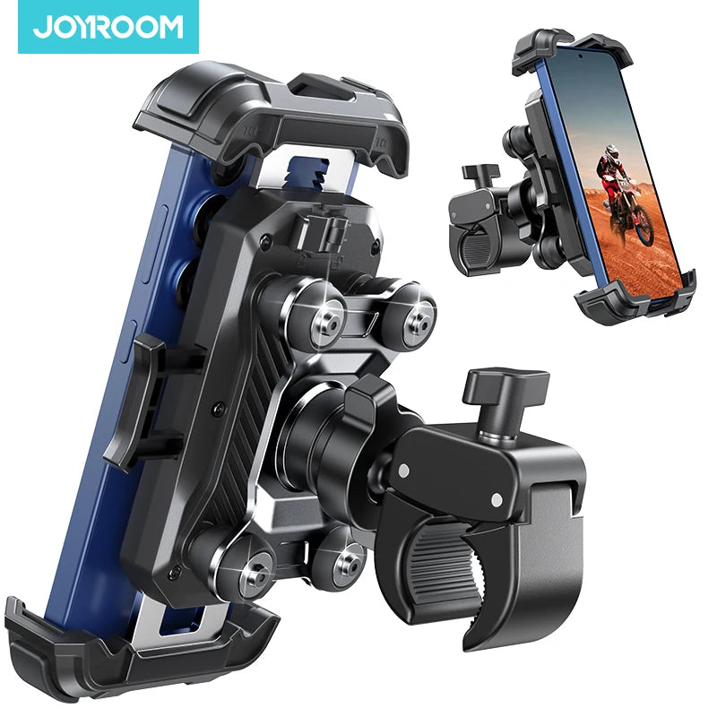 Support téléphone moto anti-vibration Joyroom – fixation guidon sécurisée - vue 1