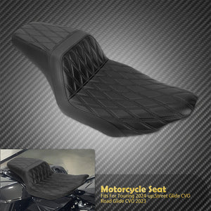 Selle Biplace Piquage Quadrillé - Harley-Davidson Touring 2024 et plus, CVO 2023 – photo 10/12