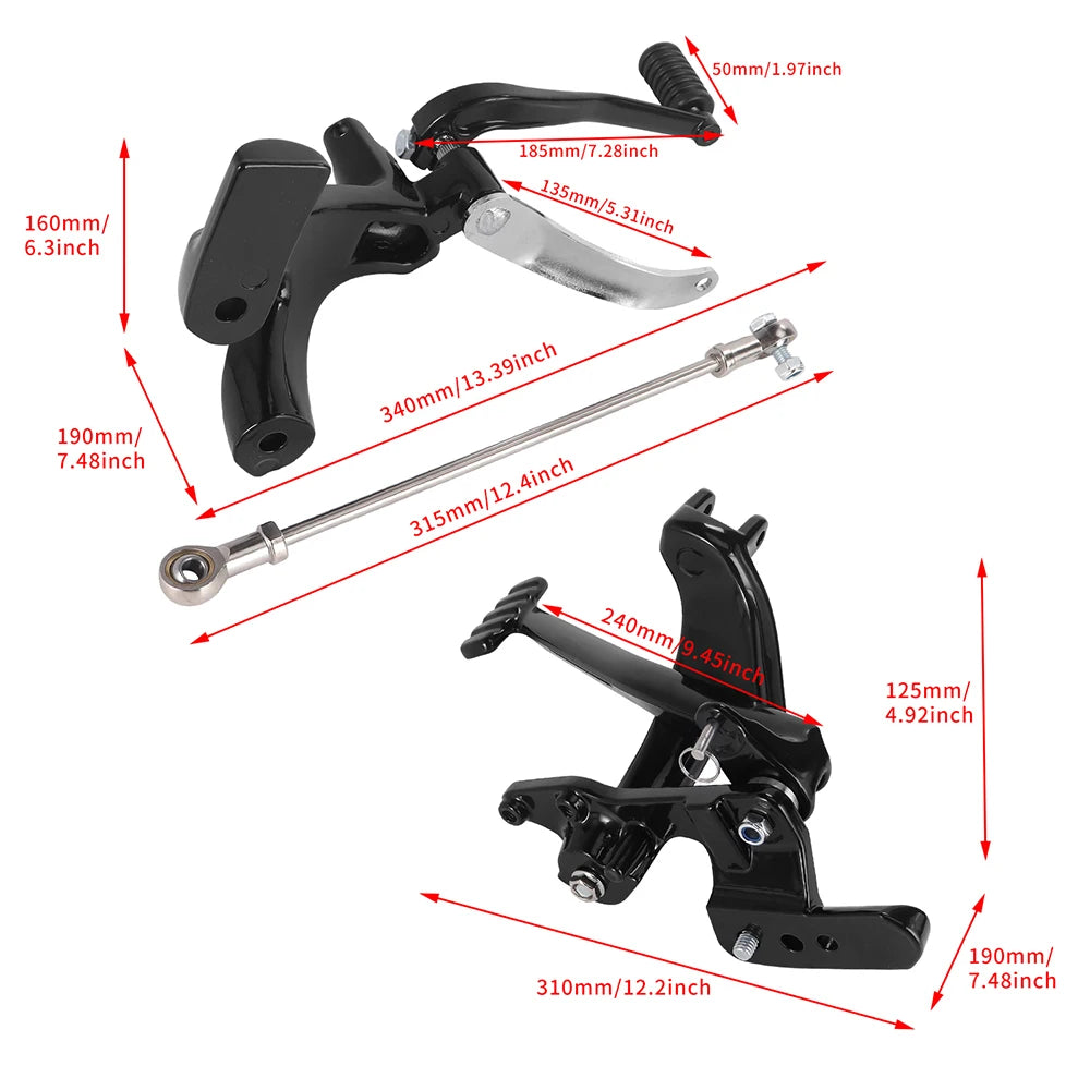 Kit de commandes avancées en aluminium pour Harley-Davidson Softail Low Rider FXLR, Street Bob FXBB 2018-2023 – photo 2/6