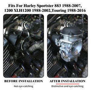 Carburateur CV40 en aluminium pour moteur Harley-Davidson - vue 2