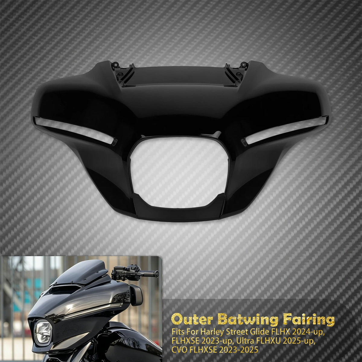 Carénage avant extérieur (Batwing) - Harley-Davidson Street Glide 2023 et plus – photo 7/7