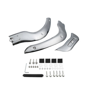 Garniture de pare-brise moto noire pour Harley Road Glide - vue 2