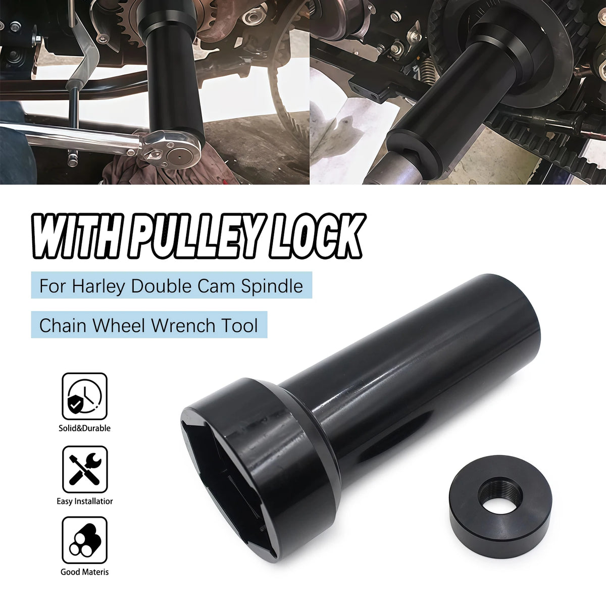 Douille d'écrou de pignon de sortie de boîte pour Harley - vue 1