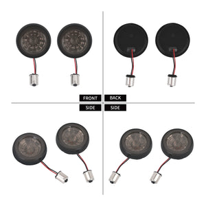 Clignotants arrière LED format bullet 1156 pour Harley-Davidson Touring, Softail, Dyna, Sportster, CVO – photo 5/6