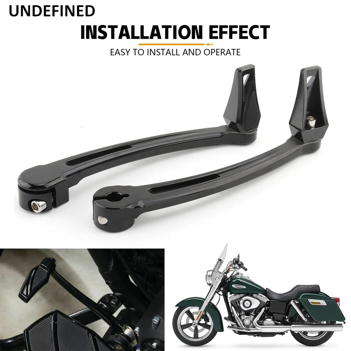 Kit levier de frein Phantom avec sélecteur de vitesses et pontets pour Harley-Davidson Touring et Trike (2014 et +) – photo 5/14