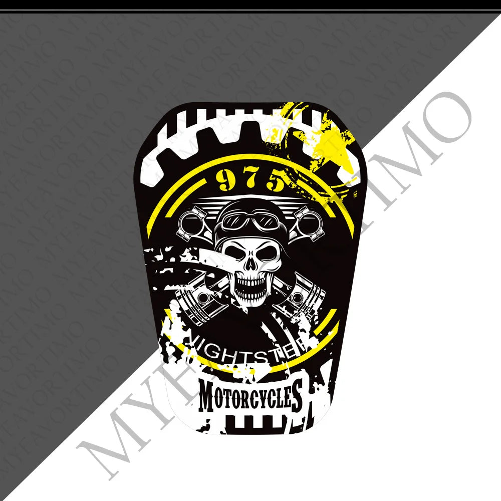 Autocollant décoratif sur réservoir de Harley Nightster - vue 17