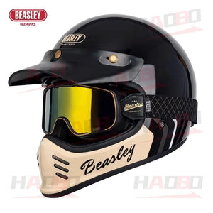Casque moto intégral rétro - vue produit - vue 19
