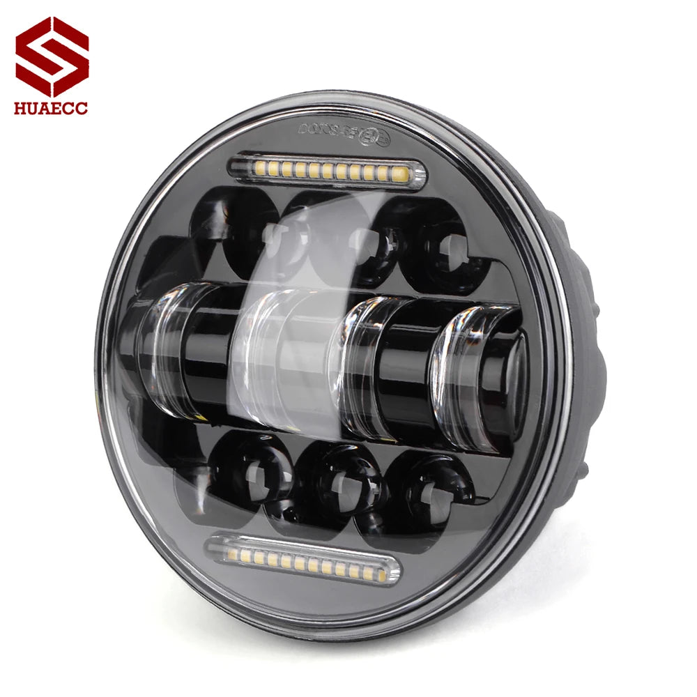 Phare LED 5,75 pouces pour Harley Sportster Dyna Softail - vue 1