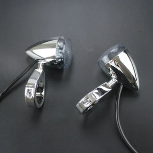 Clignotants LED à collier de fourche pour Harley Sportster Dyna - vue 4