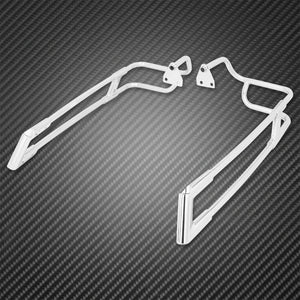 Support de rail chromé sur le couvercle d'un top case King de Harley-Davidson Touring - vue 2